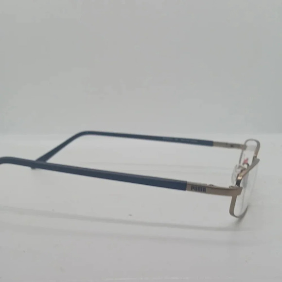 NWT MEN'S PUMA EYEGLASS FRAMES PU15338 BROWN - Picture 4 of 4